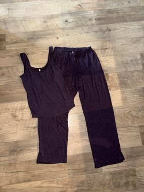 Soma Women's Purple Sleep Tank & Pant Set